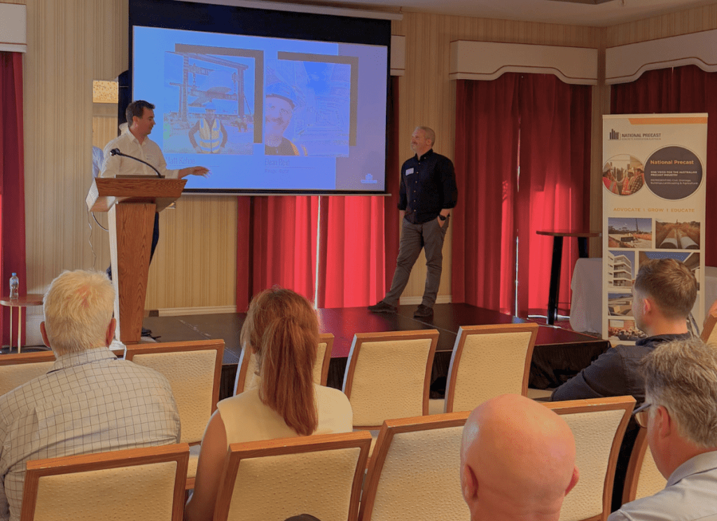 Digital construction precast presentation.